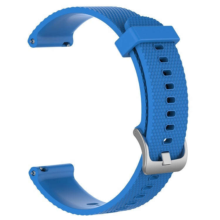 For Huawei Watch 4 Pro 22mm Diamond Textured Silicone Watch Band(Sky Blue)