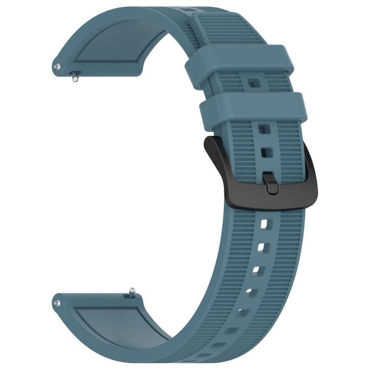 For Honor Watch GS Pro 22mm Textured Silicone Solid Color Watch Band(Rock Cyan)