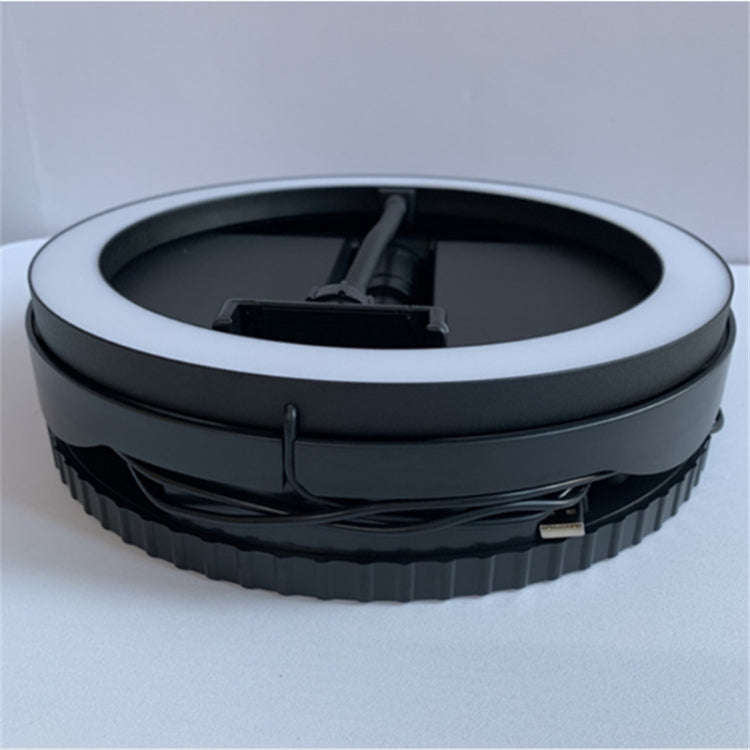 Portable Collapsible Studio-Level Professional Fill Light Mobile Phone Bracket LED Ring Light(Black)