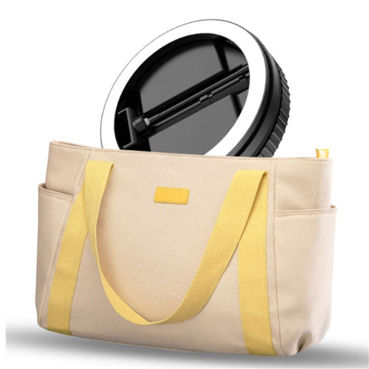 Portable Collapsible Studio-Level Professional Fill Light Mobile Phone Bracket LED Ring Light(Black)