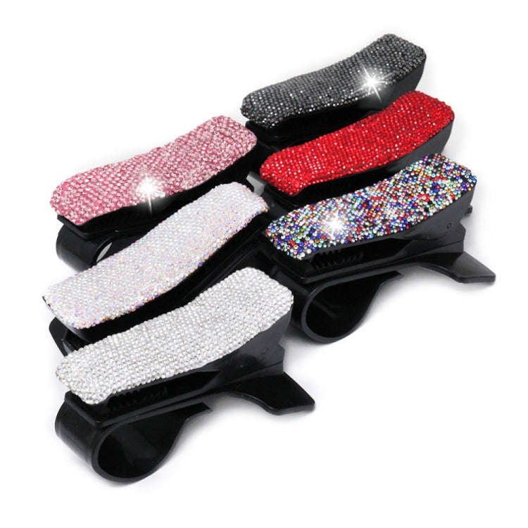 Diamond Car Phone Holder 360 Degree Rotating Creative Car Dashboard Mobile Holders(Pink Color Mix...