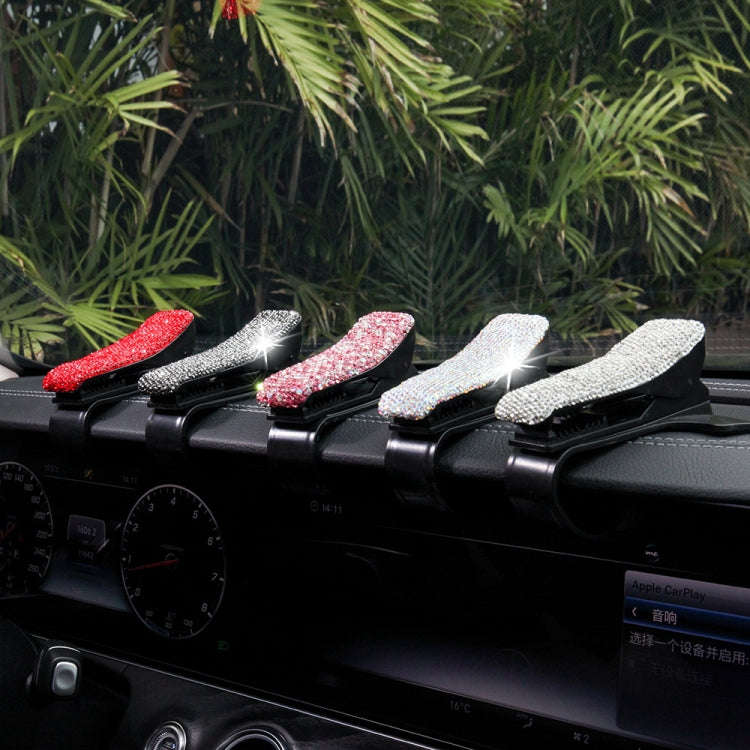 Diamond Car Phone Holder 360 Degree Rotating Creative Car Dashboard Mobile Holders(Pink Color Mix...