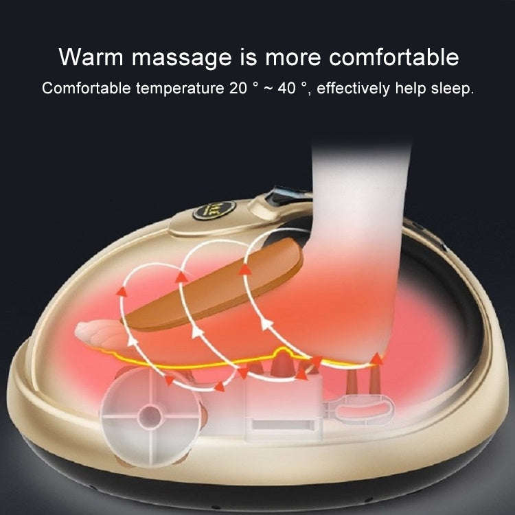 Household Electric Kneading Foot Massage Machine Foot Calf Foot Acupoint Massager(Gold)