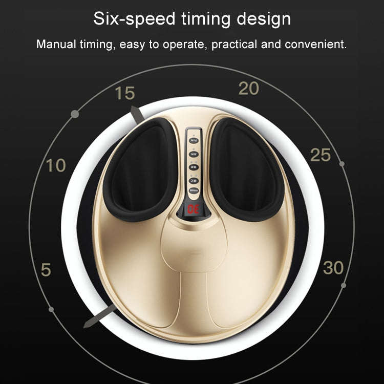 Household Electric Kneading Foot Massage Machine Foot Calf Foot Acupoint Massager(Gold)