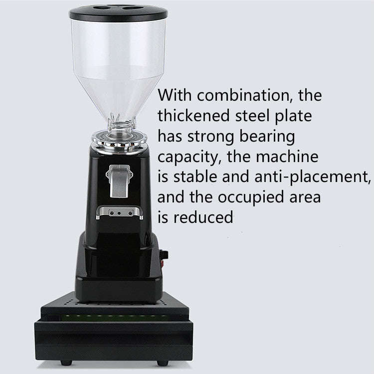 Stainless Steel Drawer Type Coffee Grounds Box Coffee Machine Supporting Equipment(Black)