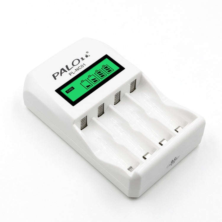 4 Slots Smart Intelligent Battery Charger with LCD Display for AA / AAA NiCd NiMh Rechargeable Ba...