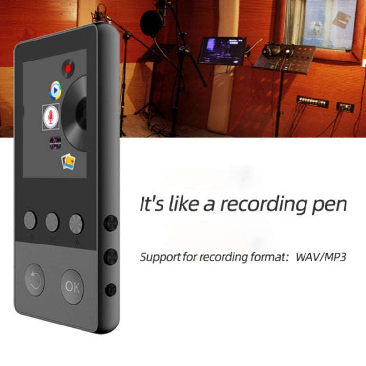 A5 1.8 inch Sports Bluetooth MP3 Music MP4 Video Player, Support Speaker 8GB(Silver)