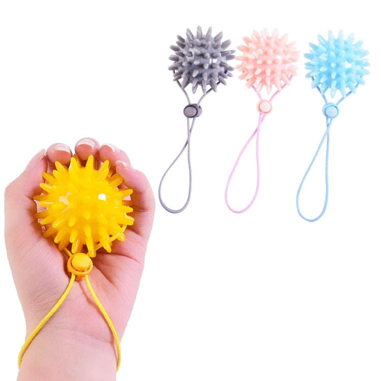 TPR Grip Ball Rehabilitation Hemiplegia Stroke Massage Finger Ball, Specification: 6cm With Rope ...