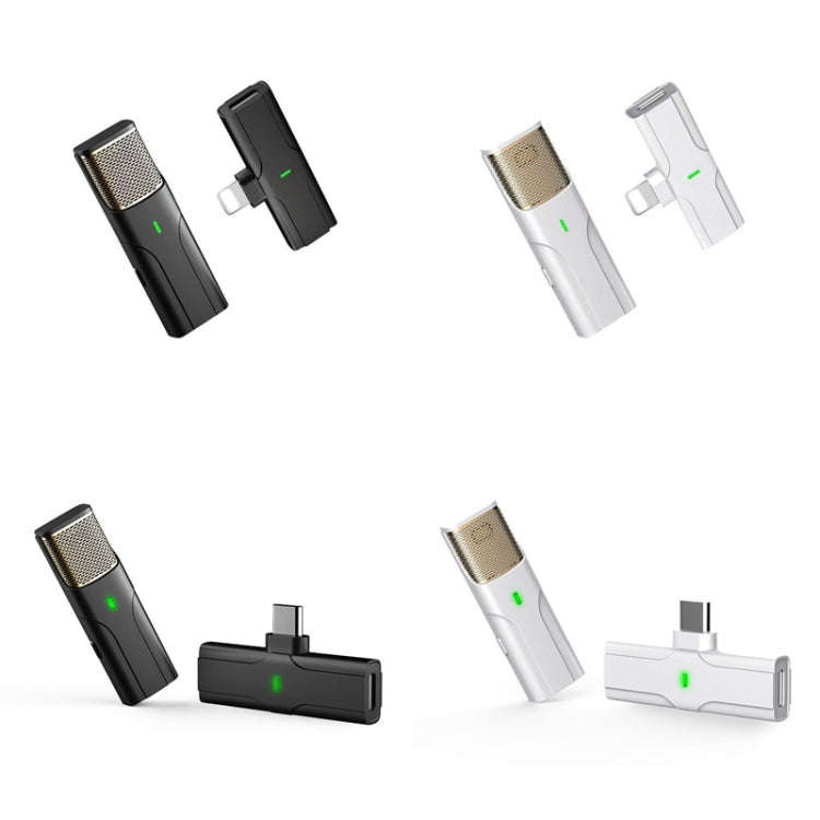 DS01 Outdoor Live Collar Microphone Collar Interview Recording Noise Reduction Wireless Microphon...