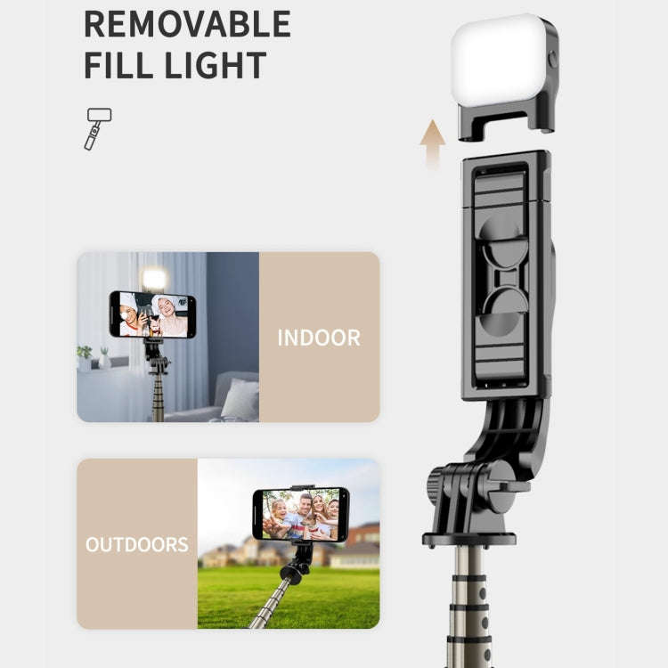 Mini Selfie Stick Integrated Multifunctional Bluetooth Selfie, Specification: Q10S 70cm With Fill...