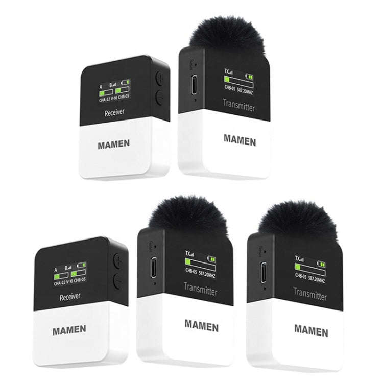 MAMEN KT-W1 Live Single-Reverse Camera Microphone, Specification: 1 in 1