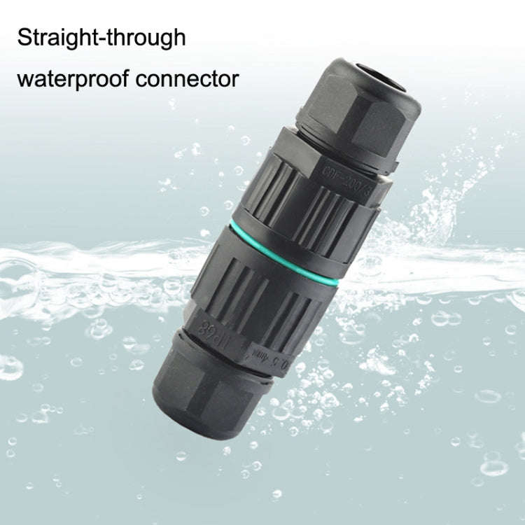 CDF-200/3 Waterproof Wire Connector With 3 Pin Quick Connector