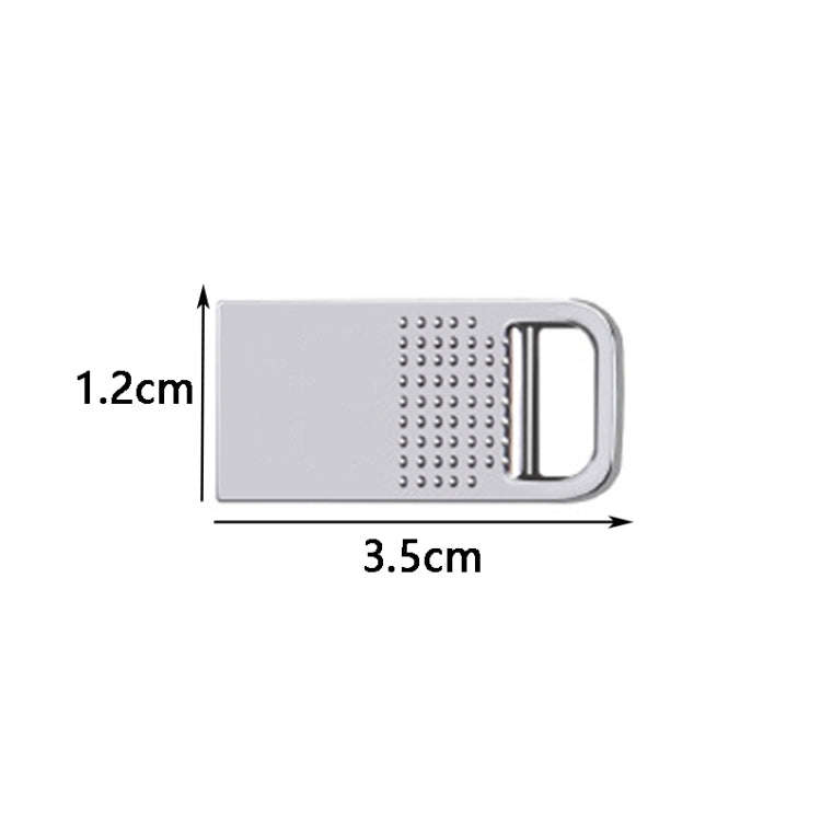 Sufk6 Car Music Metal USB Flash Drives, Capacity: 64GB(White)
