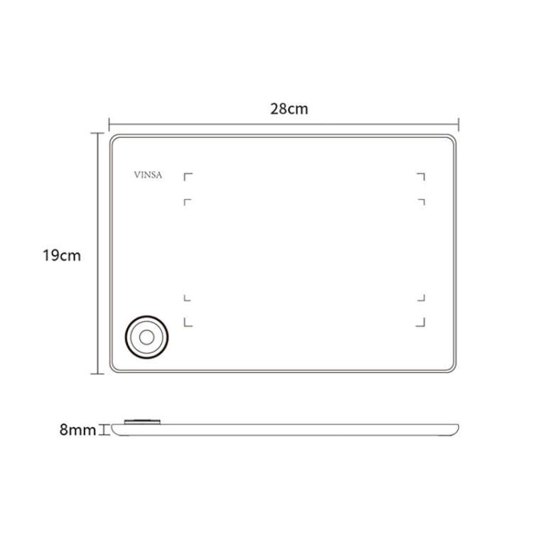 VINSA T608 Can Connected To Mobile Phone Hand-Painted Board, Style: Package 1