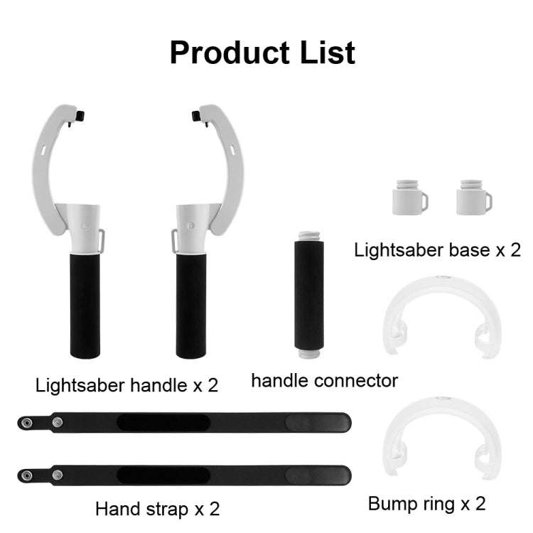 VR Controllers Long Stick Handle for Quest 2 Playing Beat Saber Games