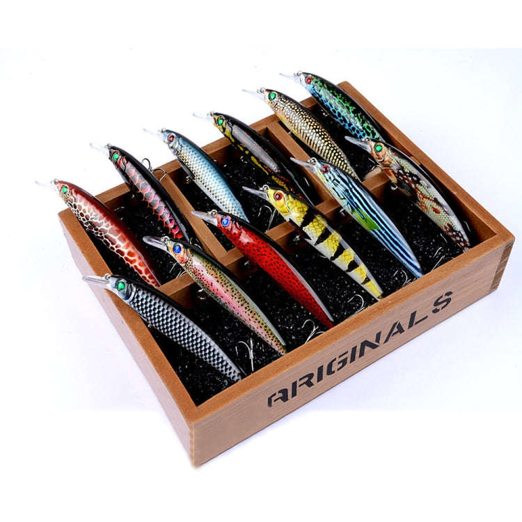 LB106 11cm/11.5g Lure Painted Bionic Fishing Bait Plastic Hard Bait, Color: 14