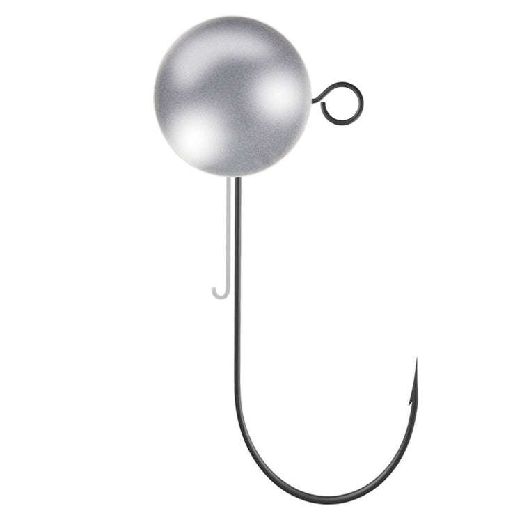 HENGJIA JI035 50pcs 1g Lead Head Hook Fishing Gear Lua Anti-drop Hooks