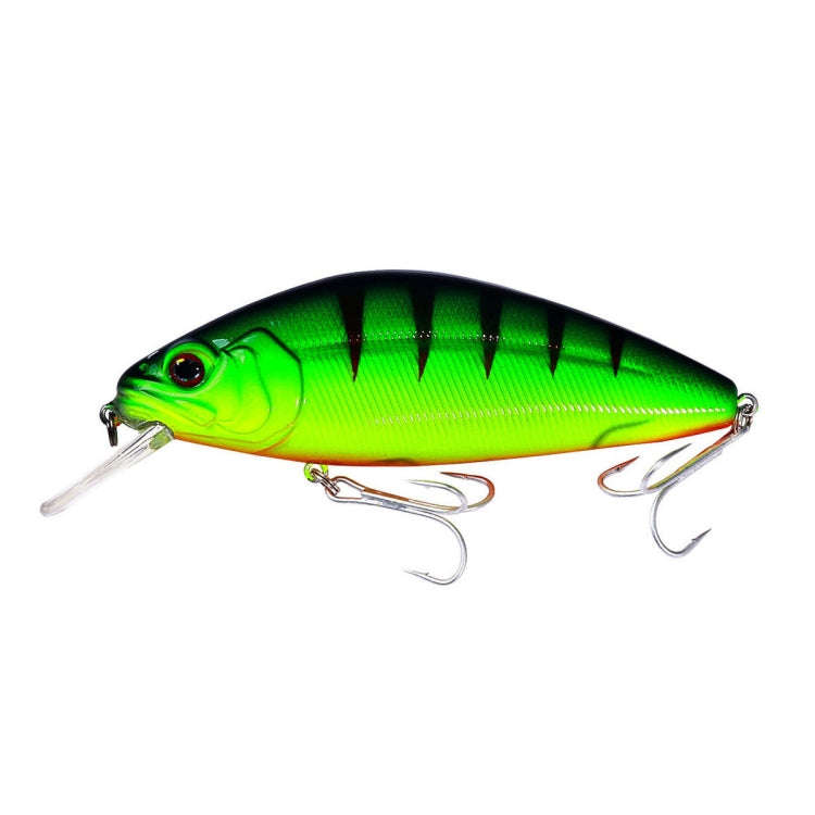 HENGJIA Long-distance Casting Sinking Minnow False Bait, Size: 12cm 32g(Green Black Stripe)