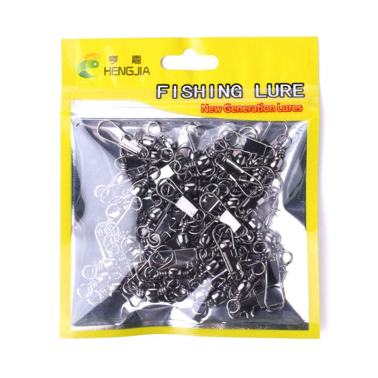 HENGJIA SS007 50pcs/bag B-pin Connector 8 Shape Swivel Loop Accessories, Specification: 4/0+6B (7...