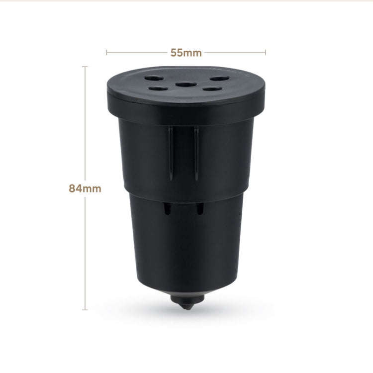 For Keurig Reusable Coffee Capsule Filter Cup Refillable K Cup Filter Basket Pod(Black)