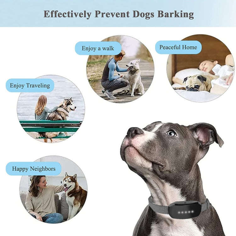 Touch Stop Bark Dog Trainer Anti Barking Pet Supplies(White)
