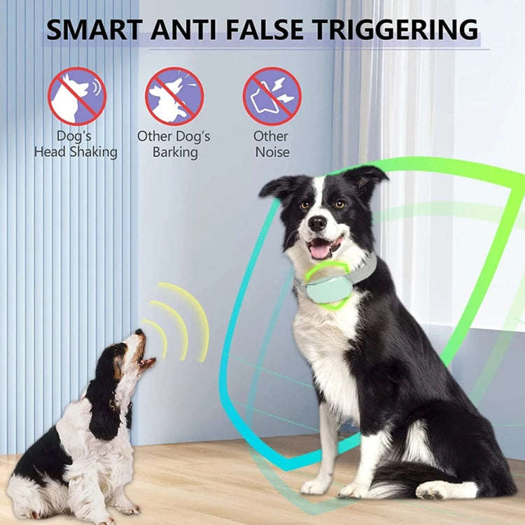 Touch Stop Bark Dog Trainer Anti Barking Pet Supplies(White)