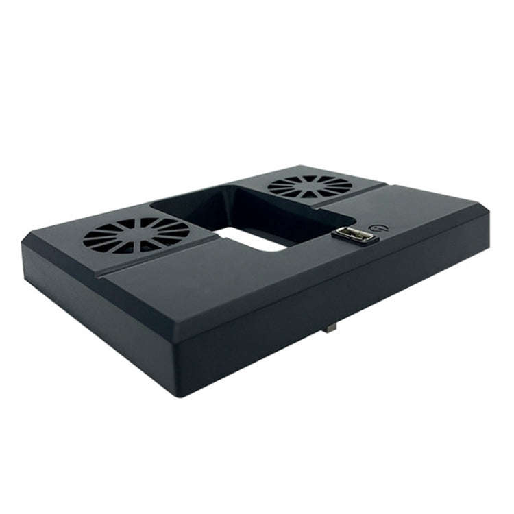 For Xbox Series X Console Cooling Fan With LED Lights Rear Fan Cooler(Black)