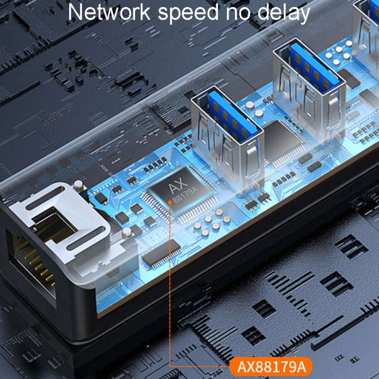 JINGHUA Gigabit LAN Converter For Computer External Driverless Network Card, Specification: USB3....