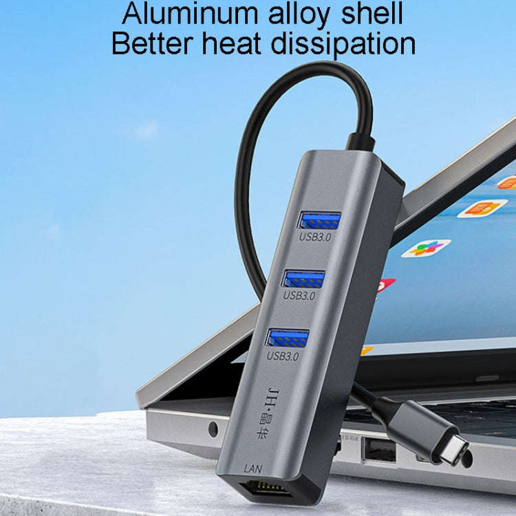 JINGHUA Gigabit LAN Converter For Computer External Driverless Network Card, Specification: Type-...