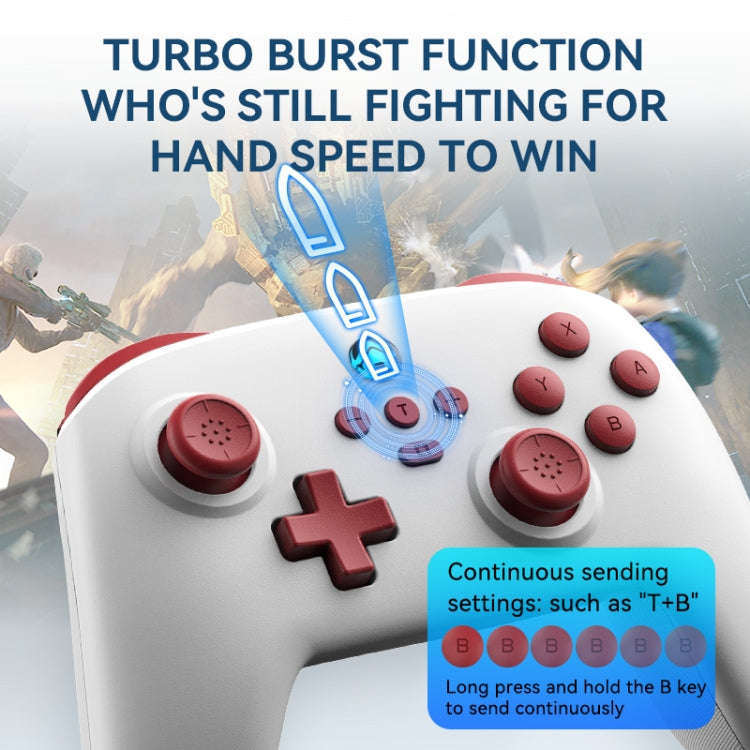 Wireless Bluetooth Gamepad With Wakeup Vibration Body Gamepad For Switch / Android / Apple / PC(G...