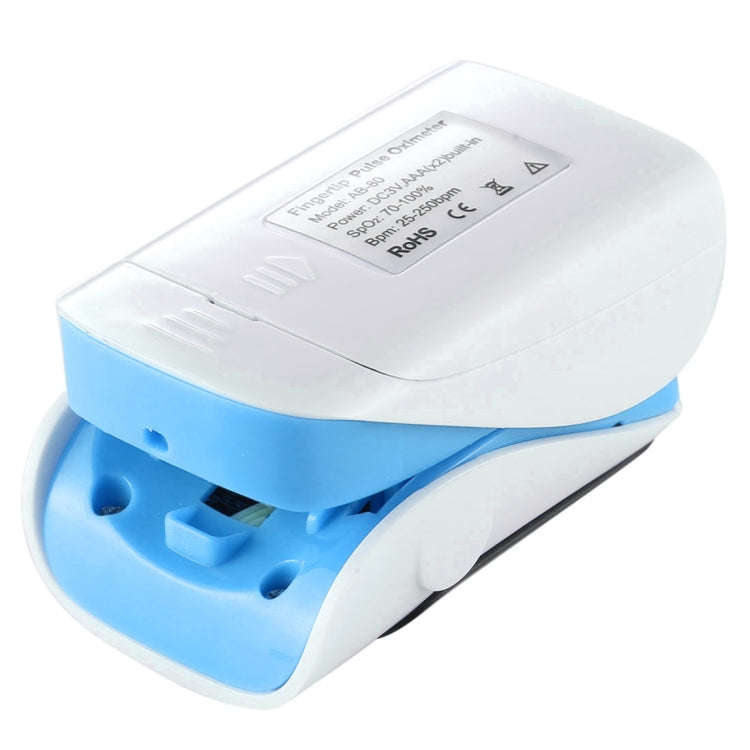 AB-80 Precision Finger Pulse Oximeter Blood Oxygen Monitor(Blue)