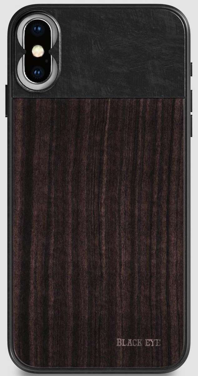 BLACK EYE Iphone X Photo Case With Black Eye Lens Attachment System + Wrist Strap