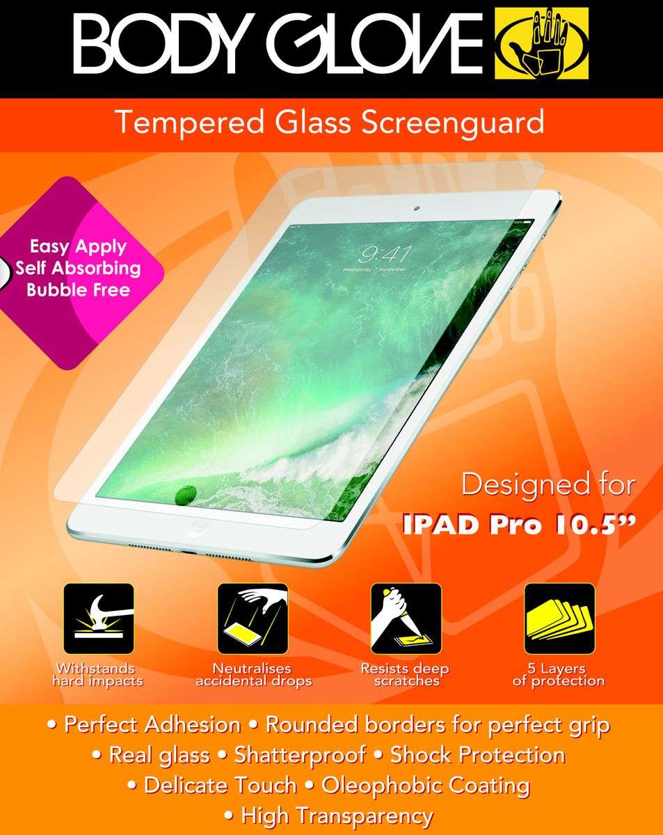 BODY GLOVE Tempered Glass Screen Guard - IPad Pro 10.5"