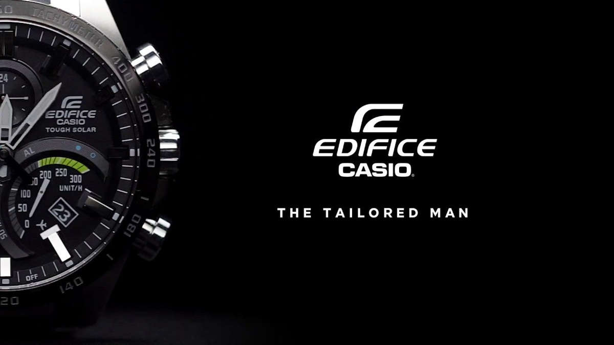 Authentic CASIO Edifice Stainless Steel Chronograph Mens Watch
