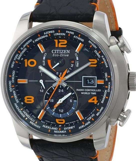 Authentic CITIZEN Eco Drive Limited Edition World Time Atomic Timekeeping Mens Watch