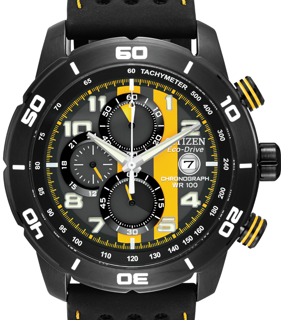 Authentic CITIZEN Eco-Drive Primo Chronograph Mens Watch