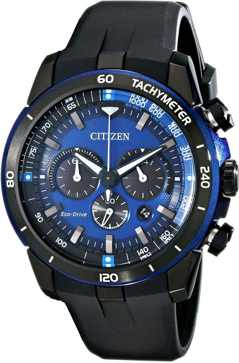 Authentic CITIZEN Eco-Drive Ecosphere Chronograph Mens Watch