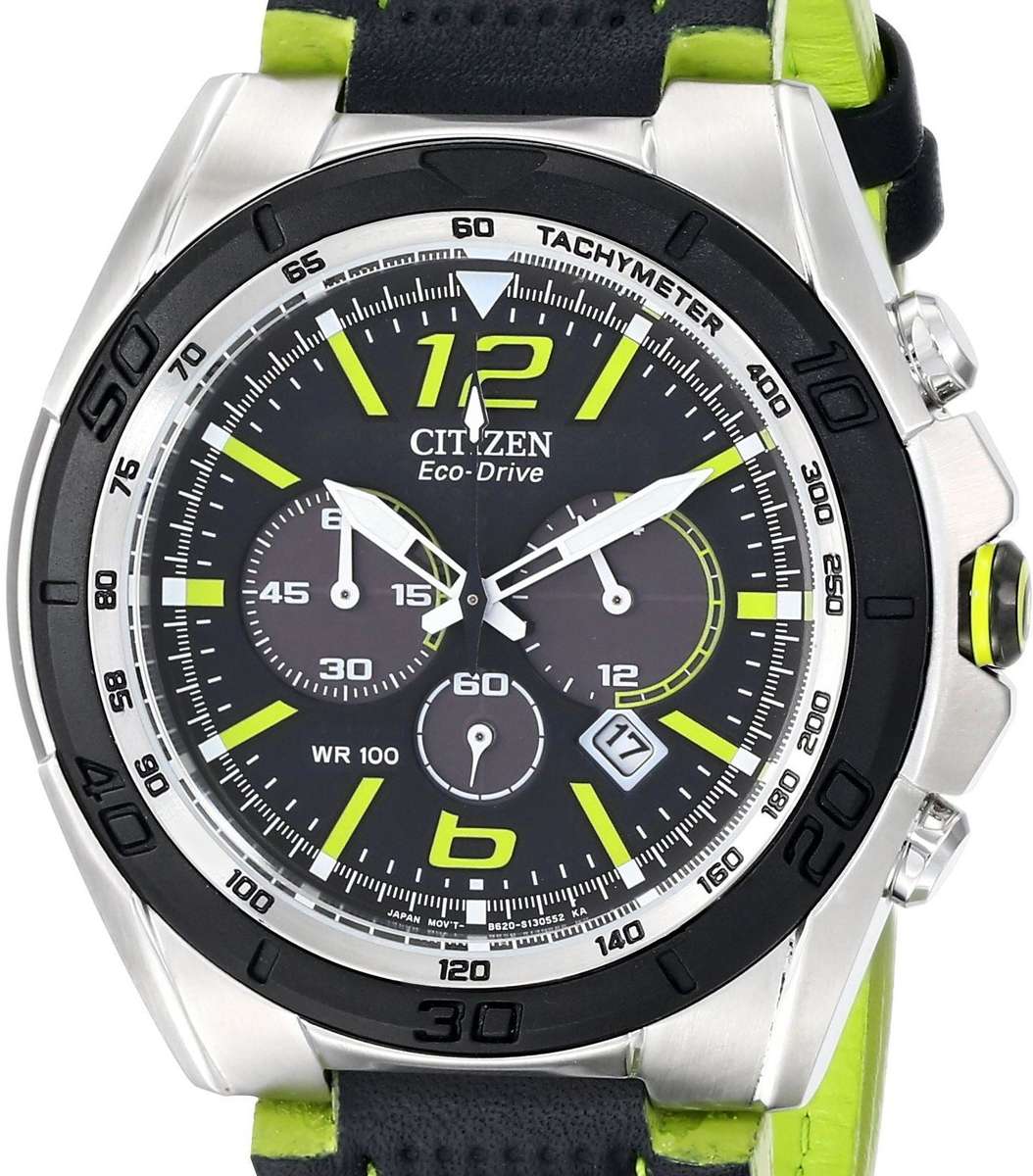Authentic CITIZEN Eco-Drive BRT Chronograph Mens Watch