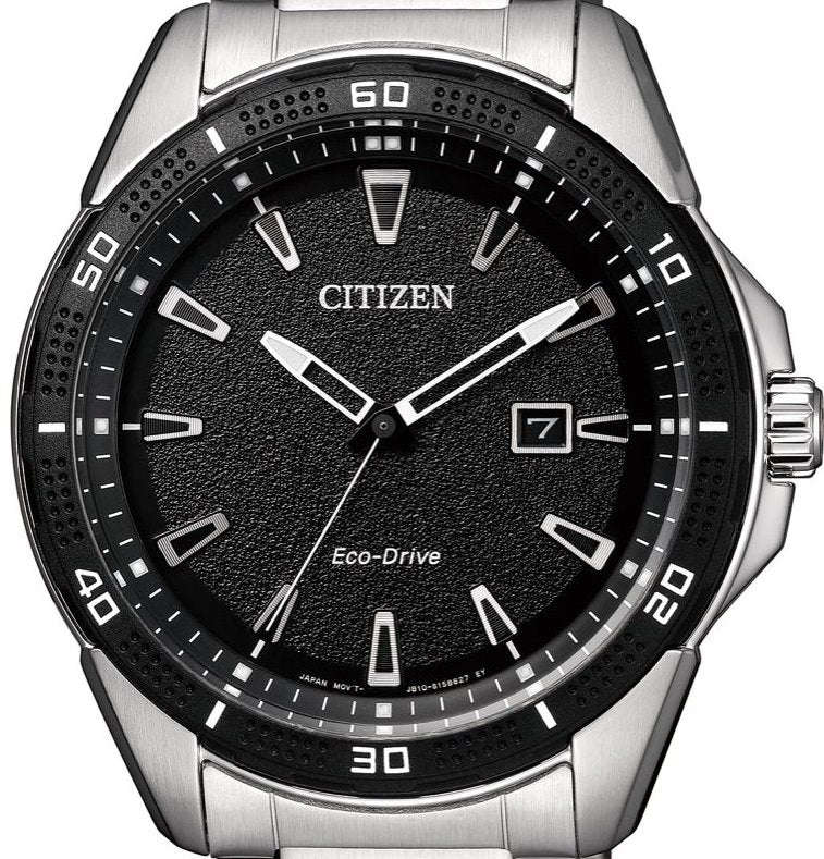Authentic CITIZEN Eco-Drive AR Stainless Steel Mens Watch