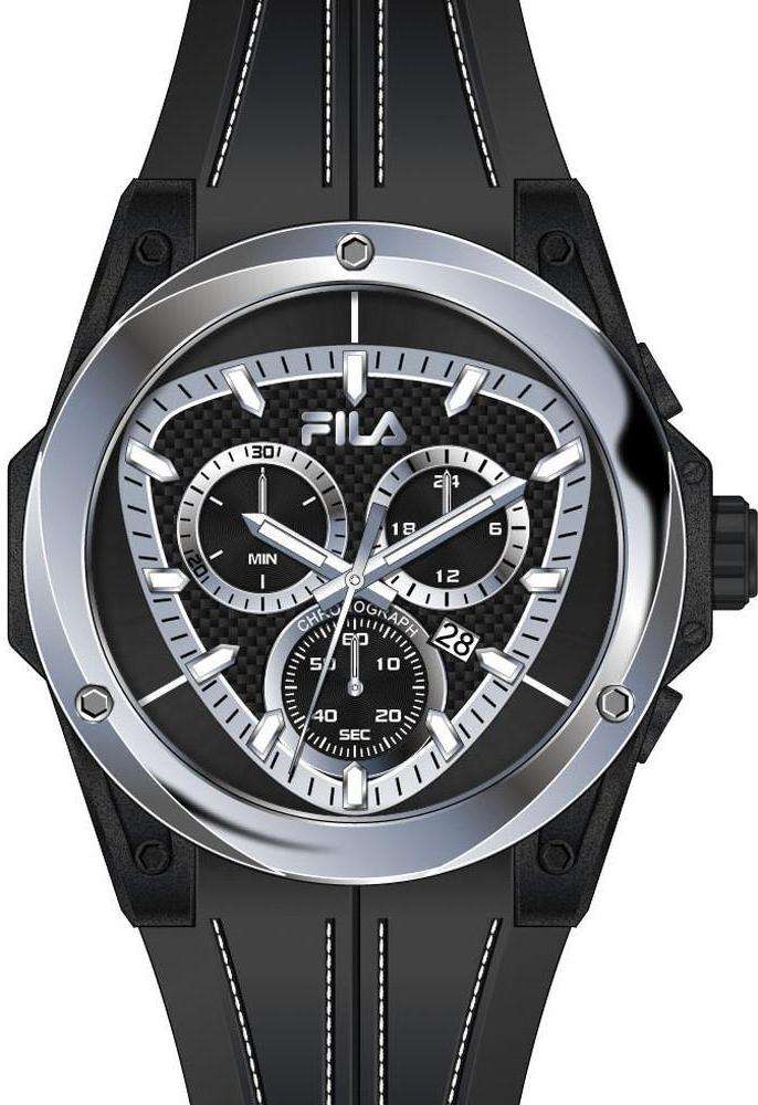 Authentic FILA Sport Chronograph Oversized Mens Watch
