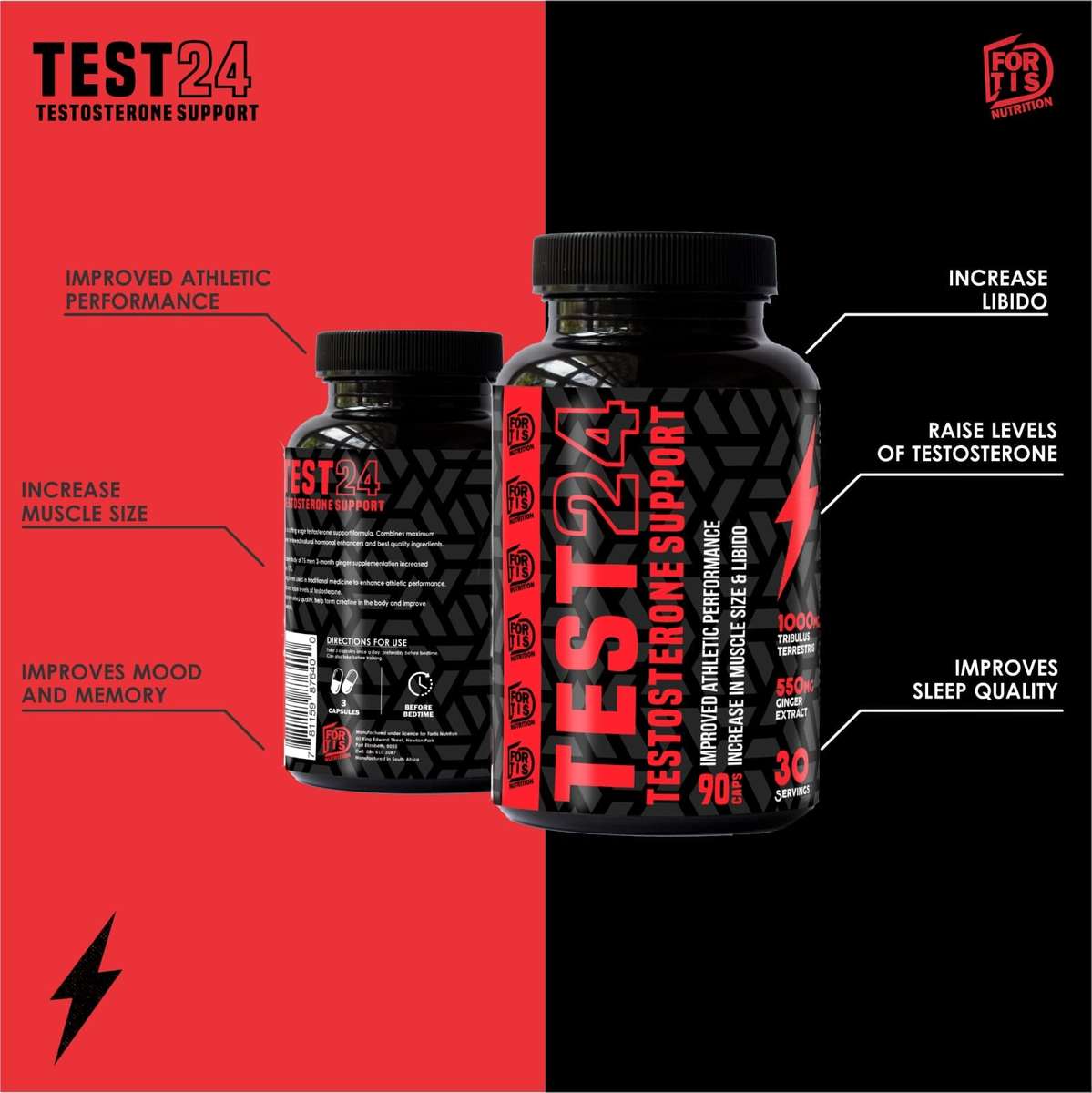FORTIS NUTRITION Test 24 - 90's