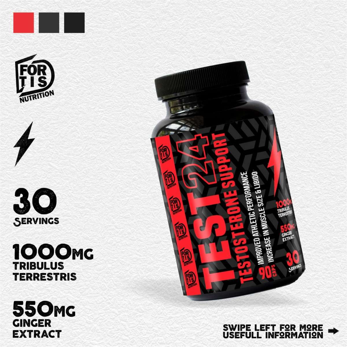 FORTIS NUTRITION Test 24 - 90's