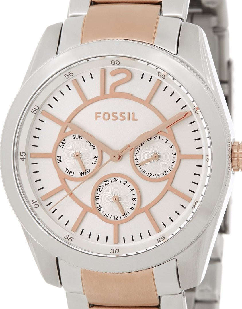 Authentic FOSSIL Brenna Two Tone Multifunction Ladies Watch