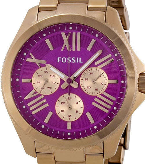 Authentic FOSSIL Cecile Stainless Steel Rose Gold Multifunction Ladies Watch