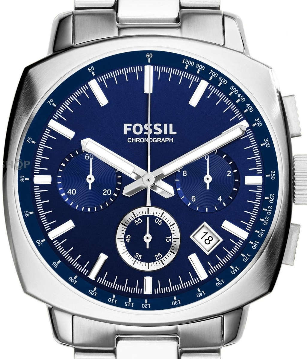 Authentic FOSSIL Haywood Stainless Steel Chronograph Mens Watch