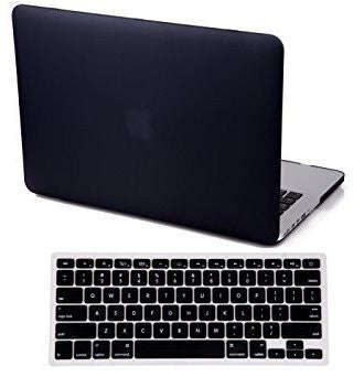 HDE Matte Hard Shell Clip Snap-on Case + Matching Keyboard Skin for MacBook Air 13" - Fits Model ...