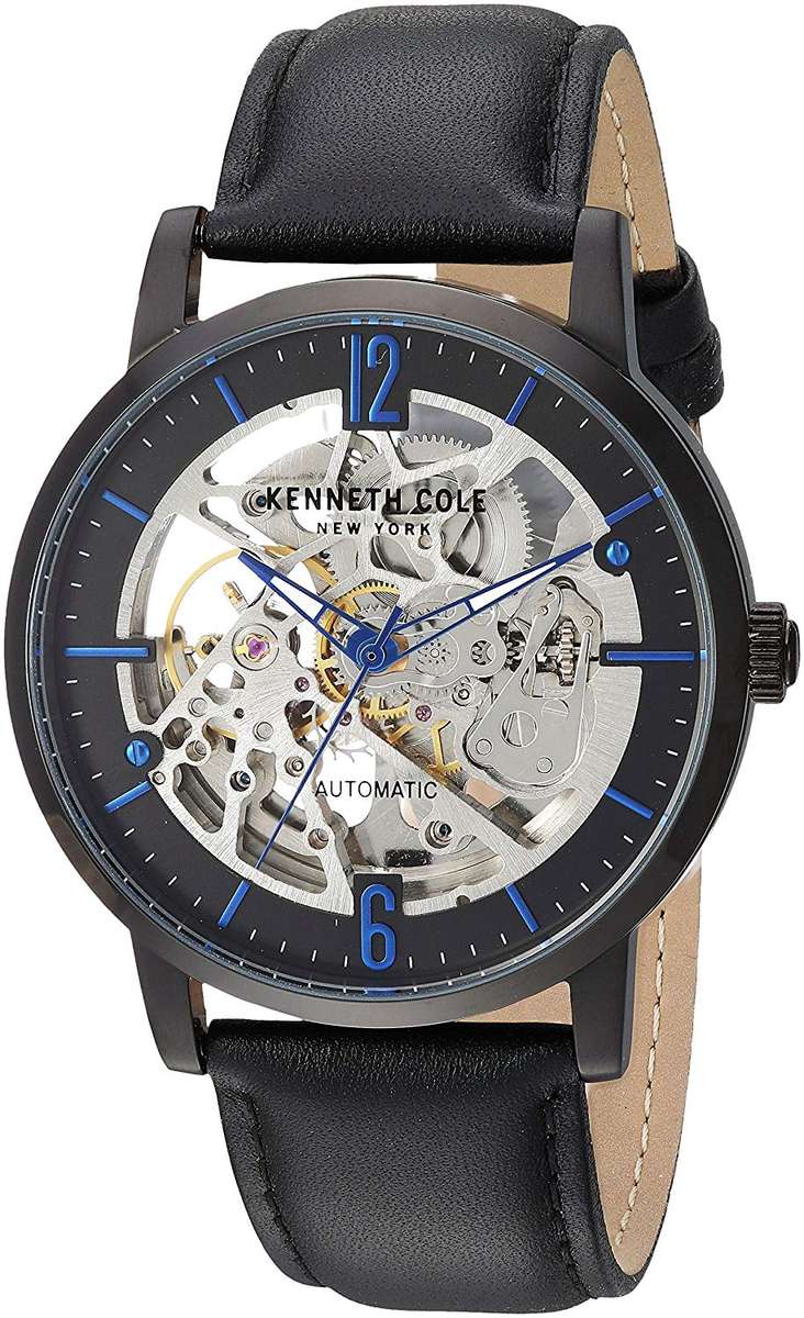 Authentic KENNETH COLE Skeleton Automatic Mens Watch