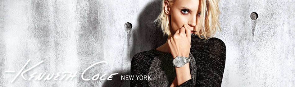 Authentic KENNETH COLE Skeleton Stainless Steel Automatic Mens Watch