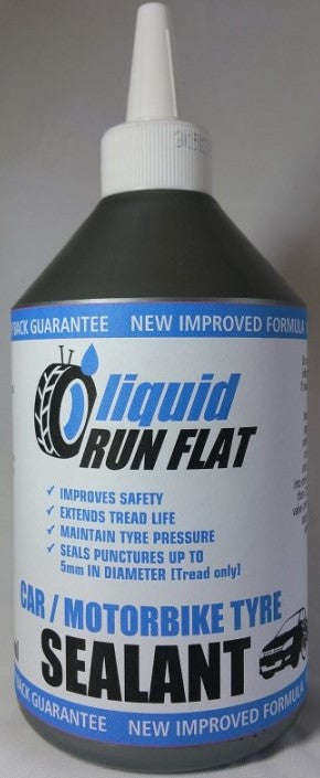 Liquid Run Flat Tyre Protector - Cars & Motorcycles
