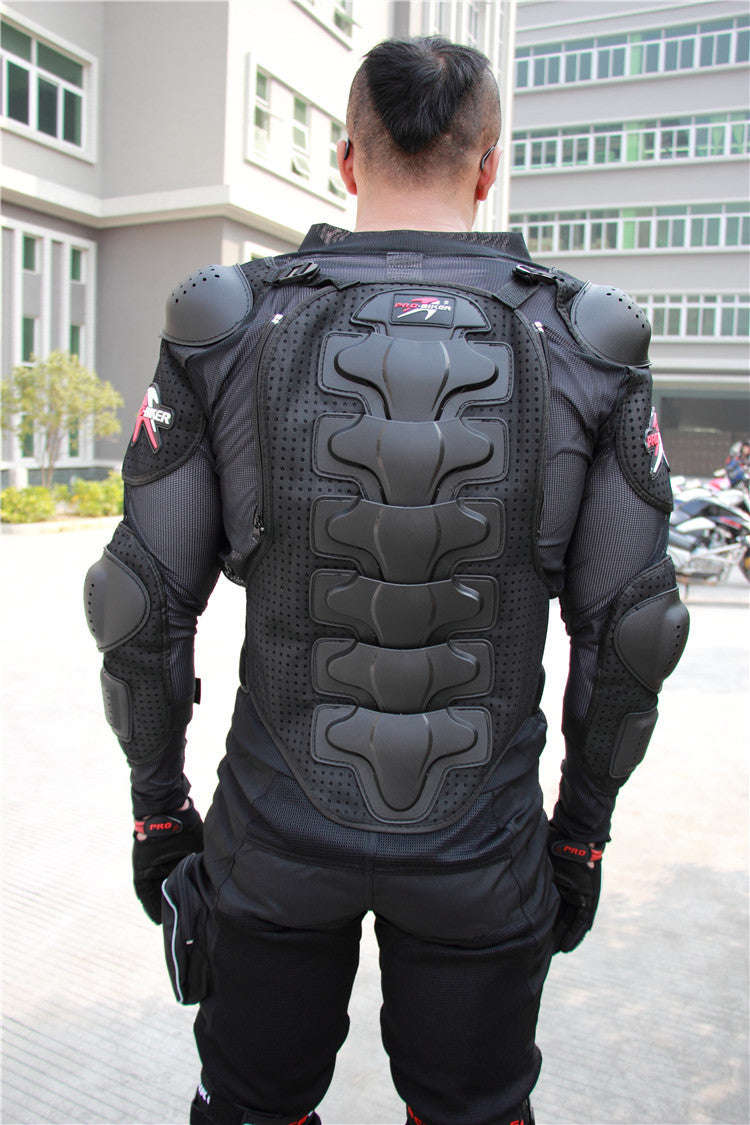 Motorcycle Racing Full Body Armour Jacket Spine Chest Protective Gear Motocross